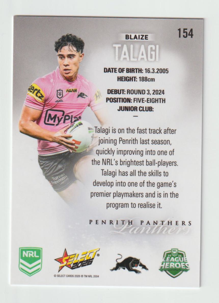 154 Blaize Talagi Hobby Silver