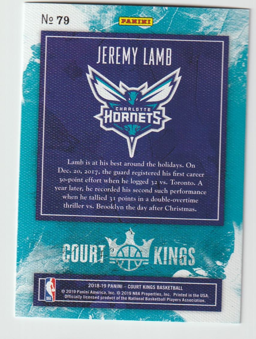 079 Jeremy Lamb - Charlotte Hornets