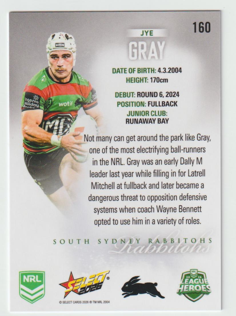 160 Jye Gray Hobby Silver