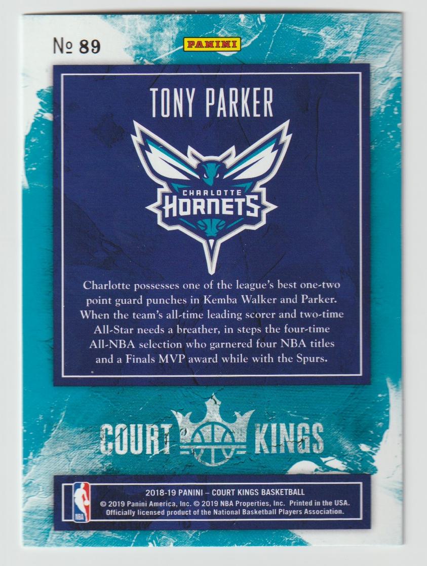 089 Tony Parker - Charlotte Hornets