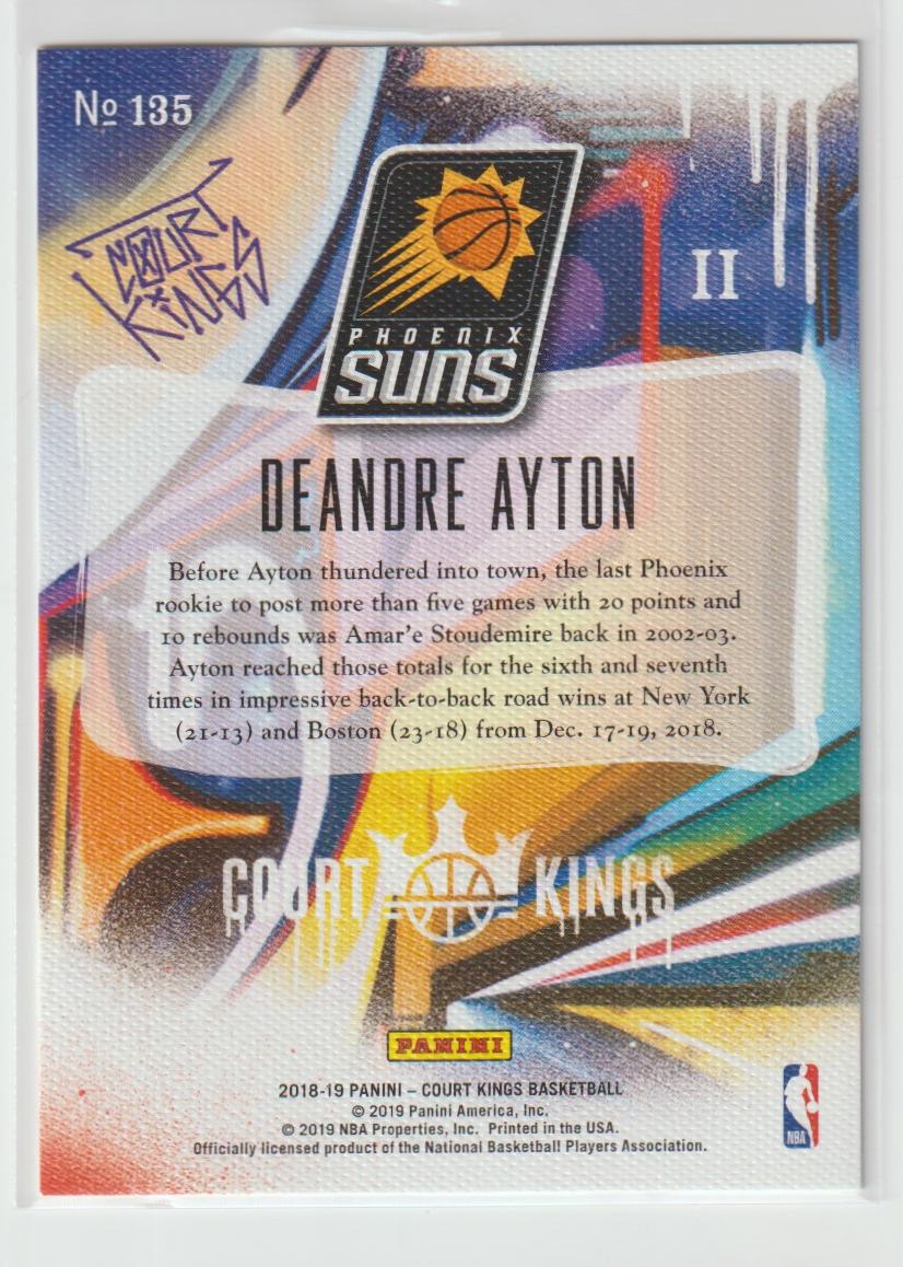 135 Deandre Ayton - Phoenix Suns Rookies II