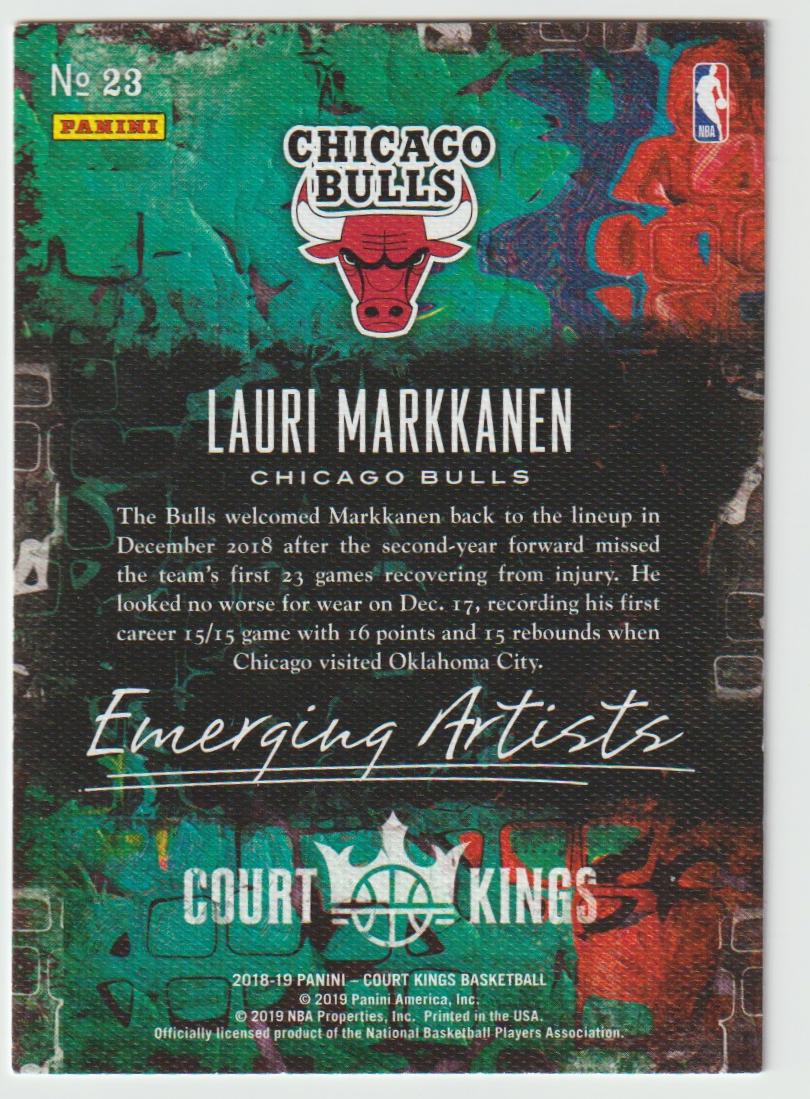 Emerging Artists 023 Lauri Markkanen - Chicago Bulls