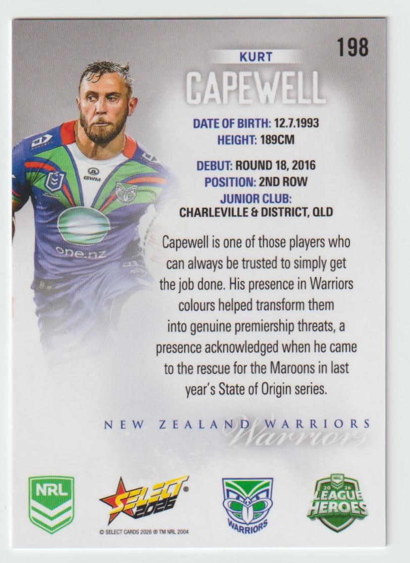 198 Kurt Capewell Hobby Silver