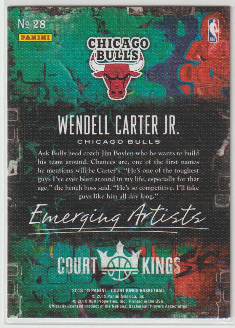 Emerging Artists 028 Wendell Carter Jr. - Chicago Bulls