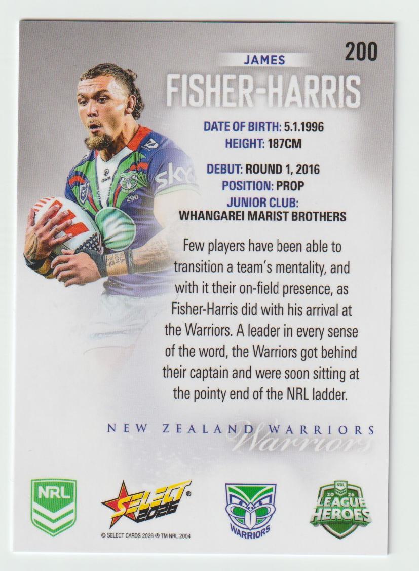 200 James Fisher-Harris Hobby Silver