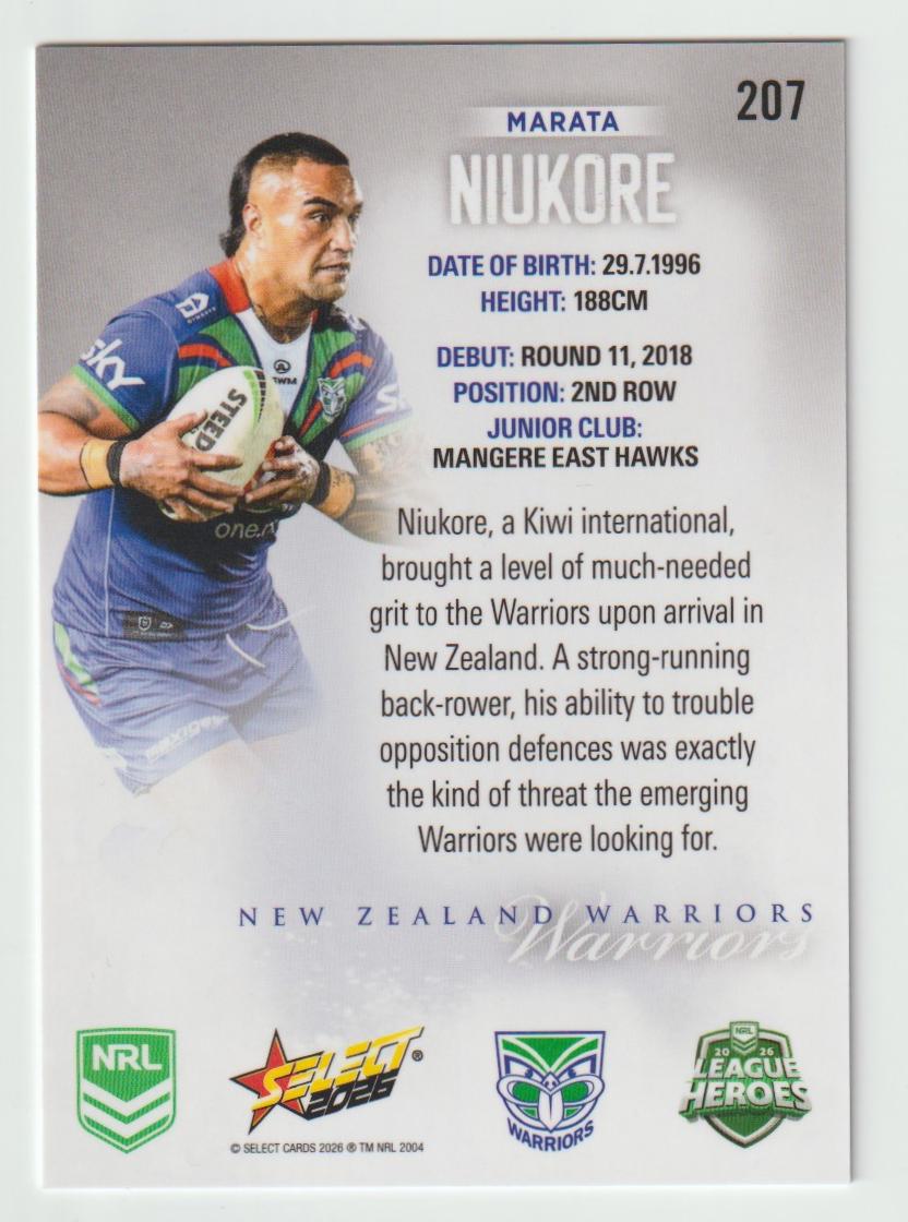 207 Marata Niukore Hobby Silver