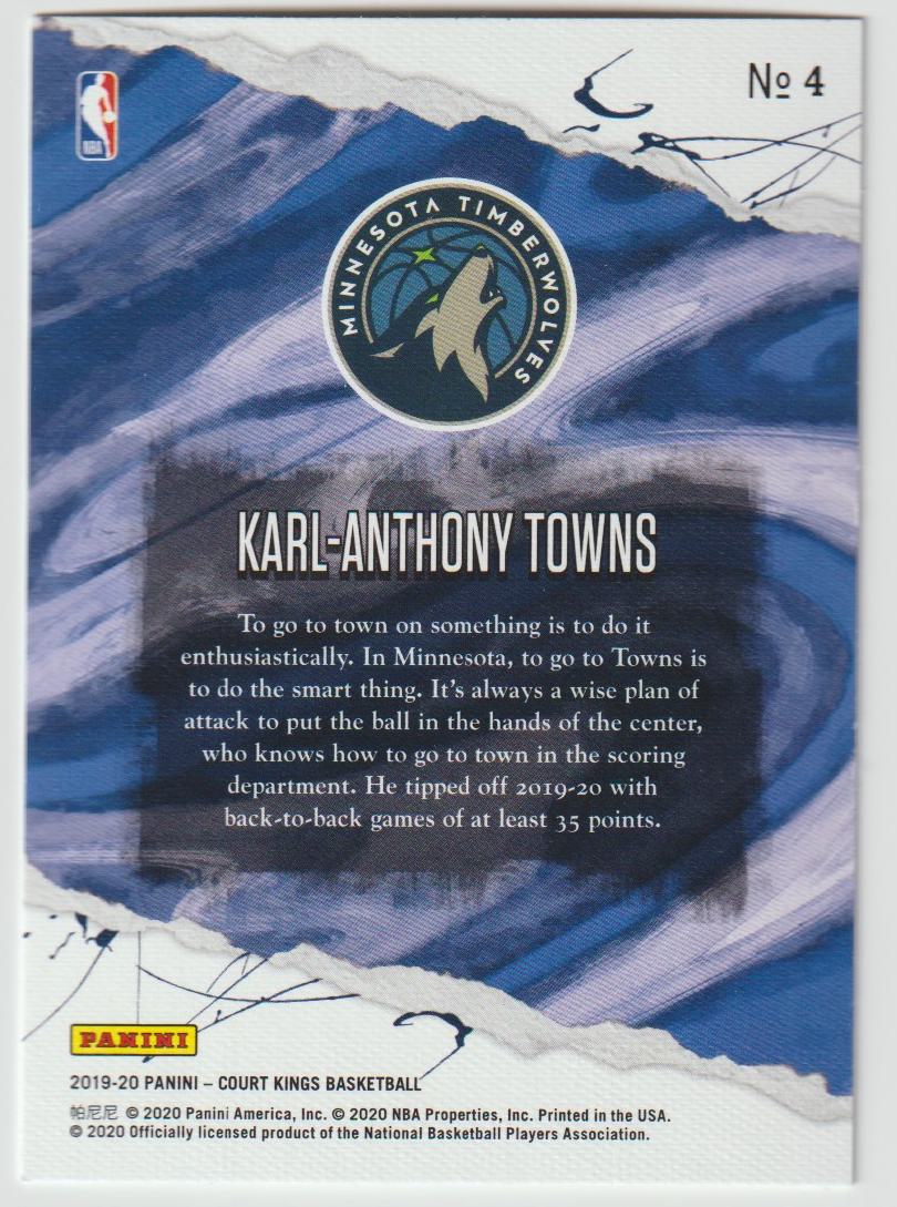 004 Karl-Anthony Towns - Minnesota Timberwolves