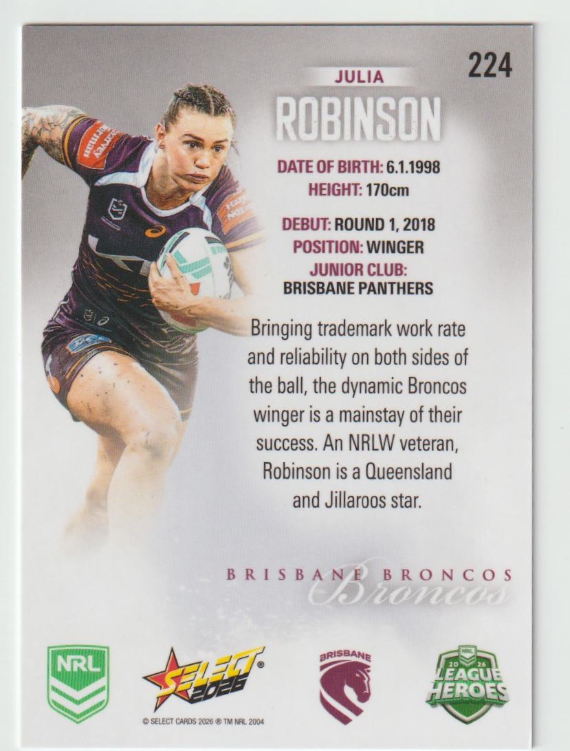 224 Julia Robinson Hobby Silver