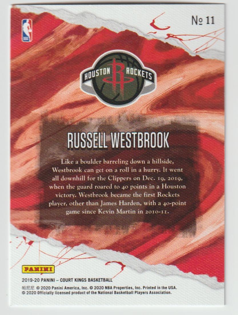 011 Russell Westbrook - Houston Rockets