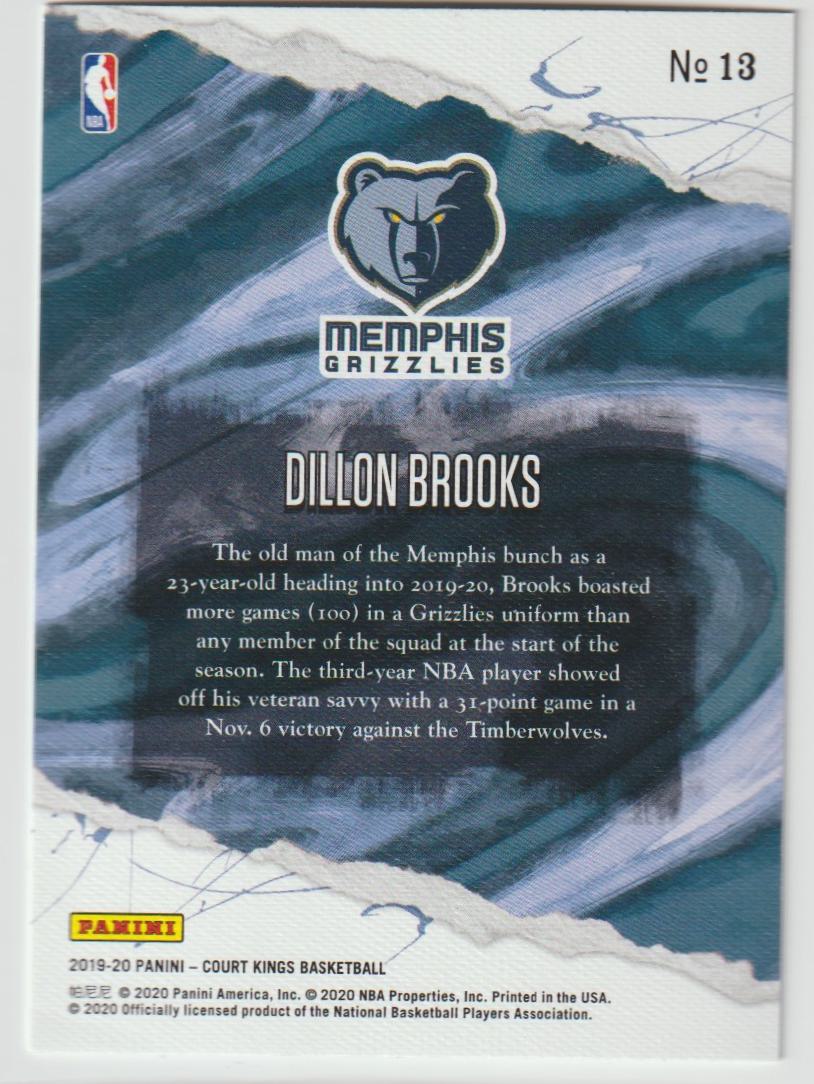 013 Dillon Brooks - Memphis Grizzlies