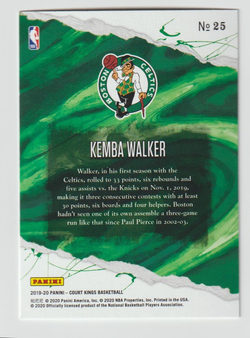 025 Kemba Walker - Boston Celtics