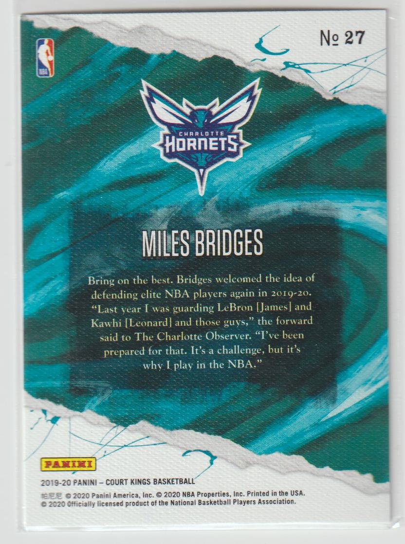 027 Miles Bridges - Charlotte Hornets