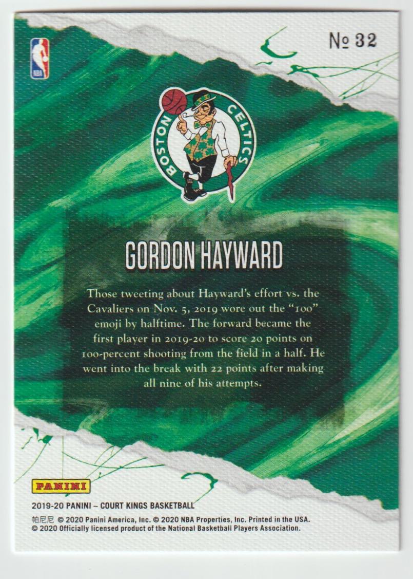 032 Gordon Hayward - Boston Celtics