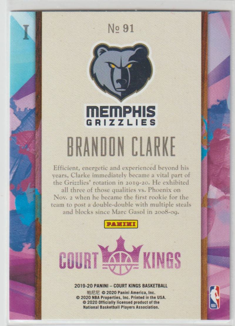 091 Brandon Clarke - Memphis Grizzlies