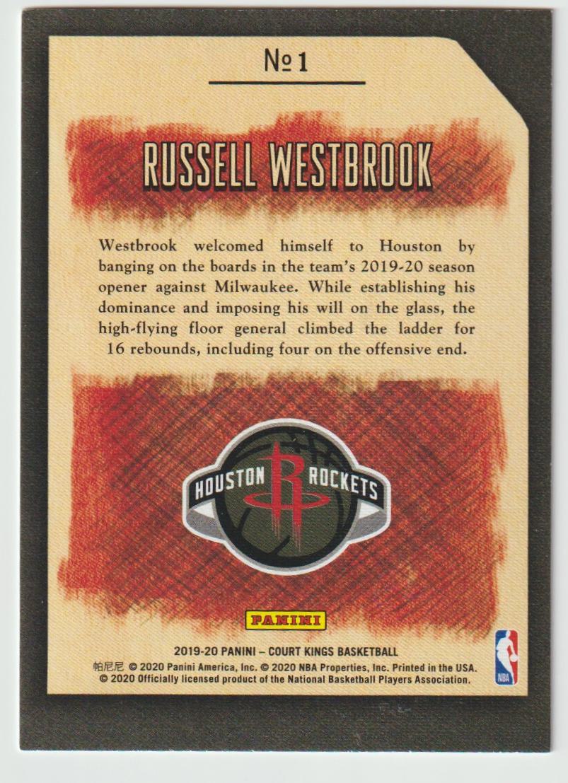 Cross-hatching Handles 001 Russell Westbrook - Houston Rockets