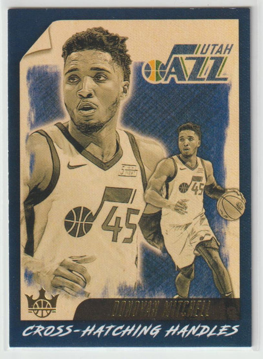 Cross-hatching Handles 016 Donovan Mitchell - Utah Jazz