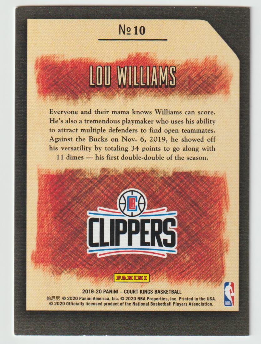 Cross-hatching Handles 010 Lou Williams - Los Angeles Clippers