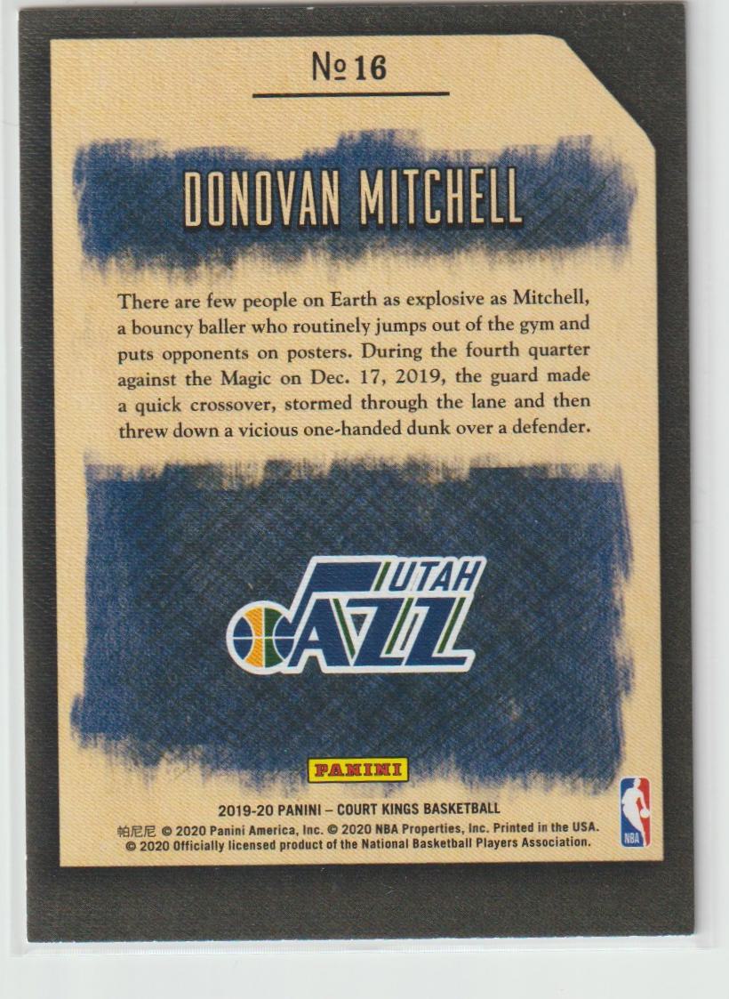 Cross-hatching Handles 016 Donovan Mitchell - Utah Jazz