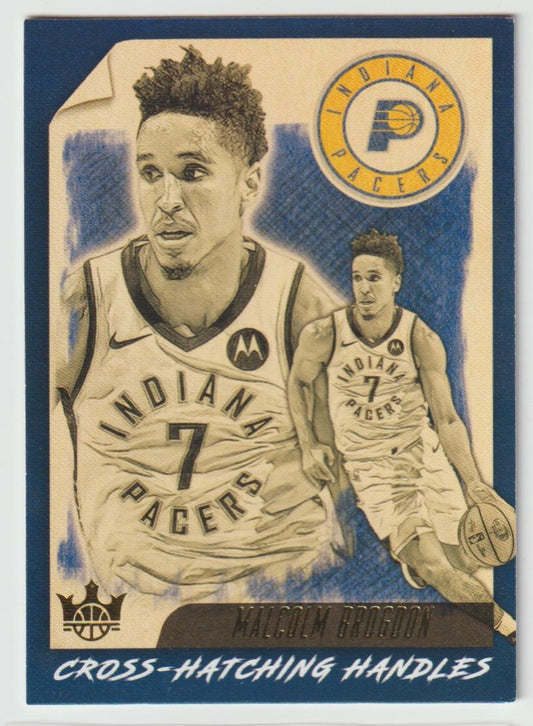 Cross-hatching Handles 018 Malcolm Brogdon - Indiana Pacers