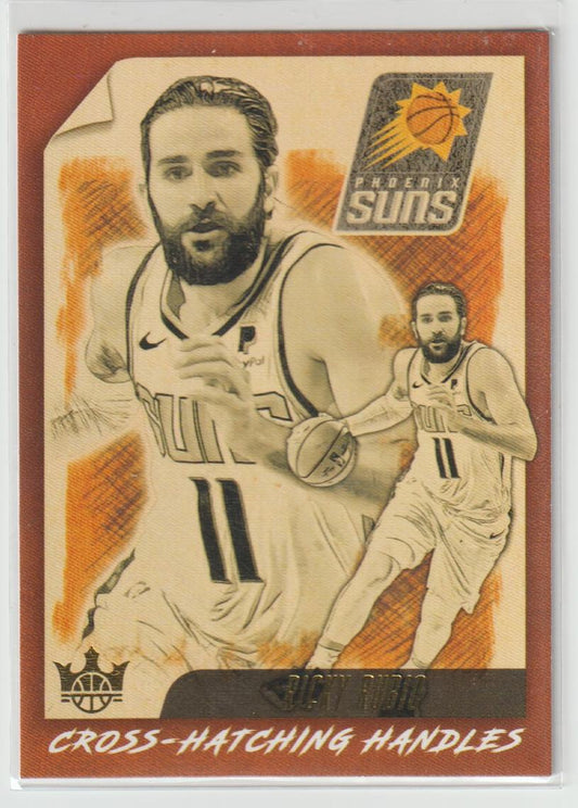 Cross-hatching Handles 027 Ricky Rubio - Phoenix Suns