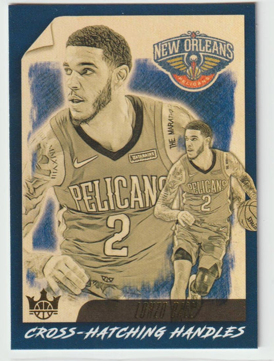 Cross-hatching Handles 029 Lonzo Ball - New Orleans Pelicans