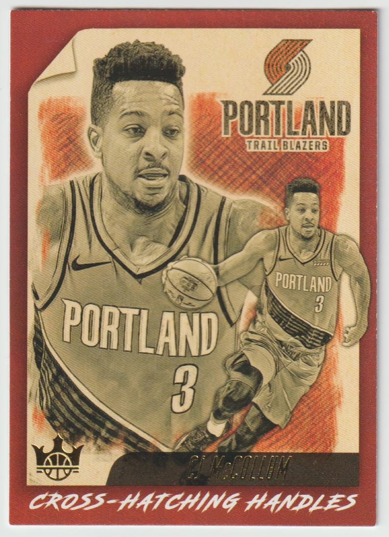 Cross-hatching Handles 030 CJ McCollum - Portland Trail Blazers