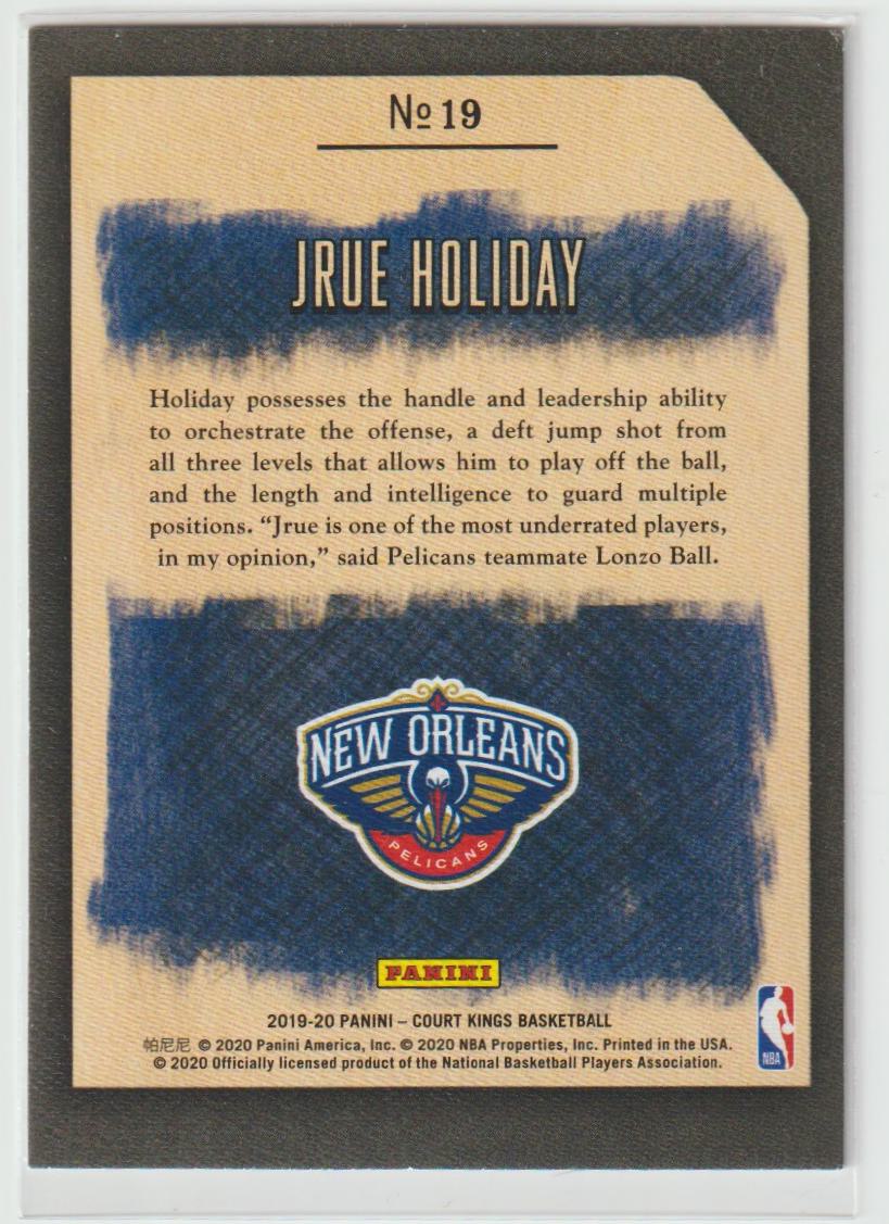 Cross-hatching Handles 019 Jrue Holiday - New Orleans Pelicans