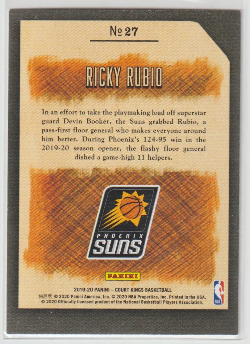 Cross-hatching Handles 027 Ricky Rubio - Phoenix Suns