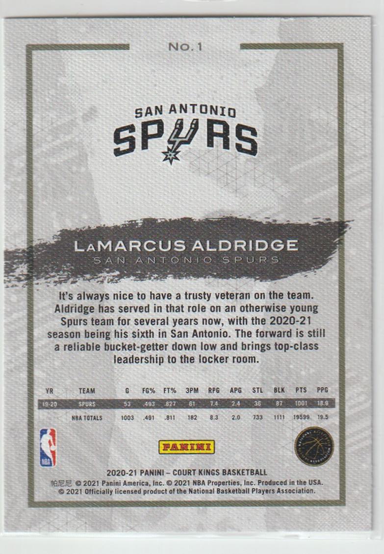 001 LaMarcus Aldridge - San Antonio Spurs