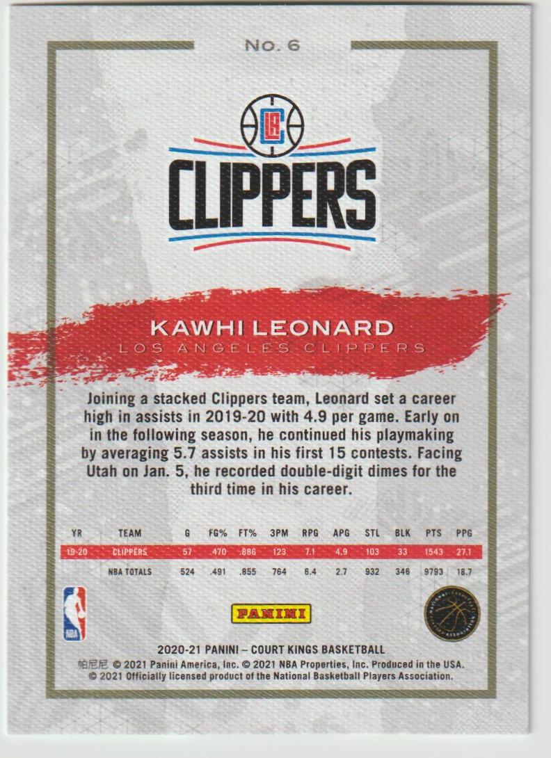 006 Kawhi Leonard - Los Angeles Clippers