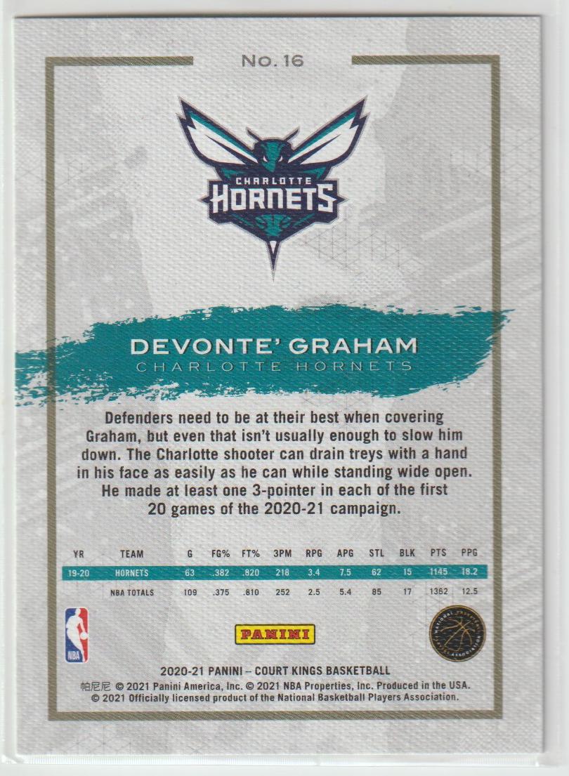 016 Devonte' Graham - Charlotte Hornets