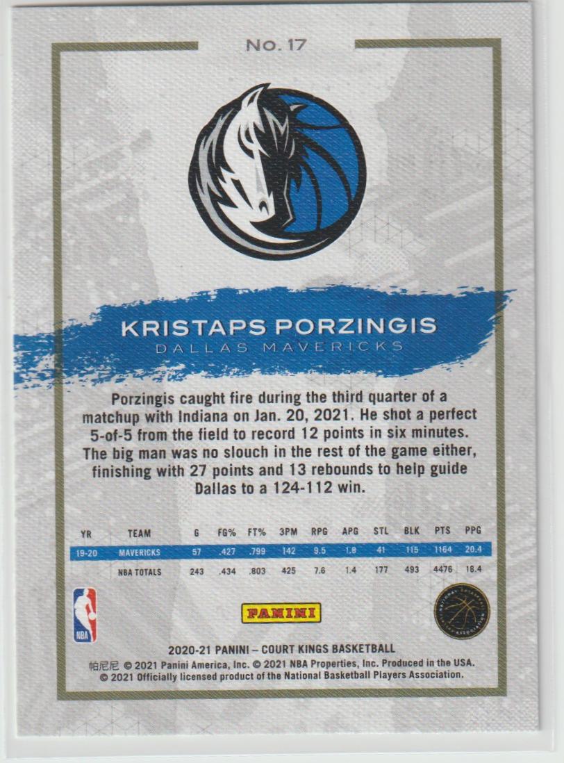 017 Kristaps Porzingis - Dallas Mavericks