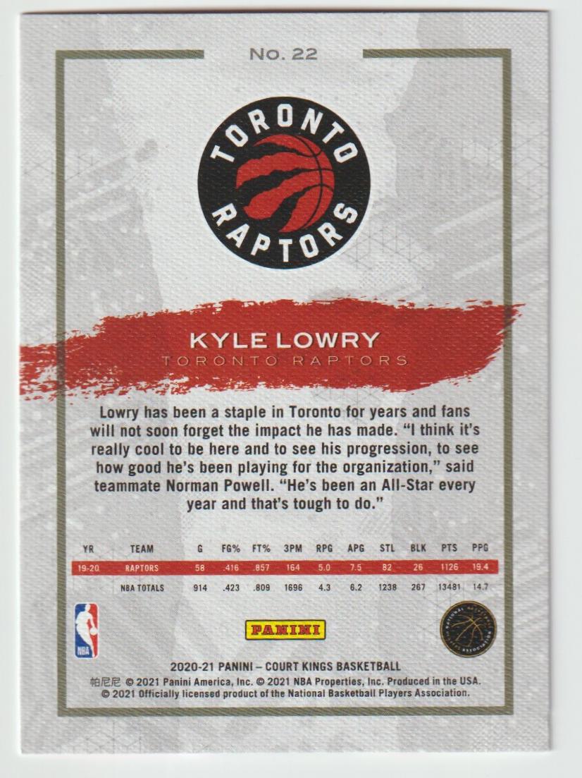 022 Kyle Lowry - Toronto Raptors