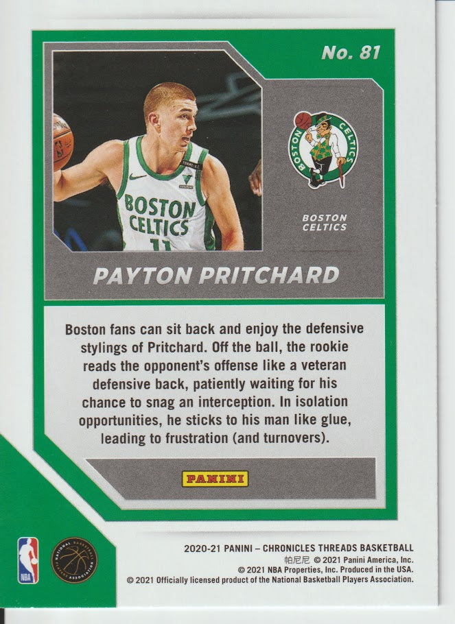 081 Payton Pritchard - Boston Celtics