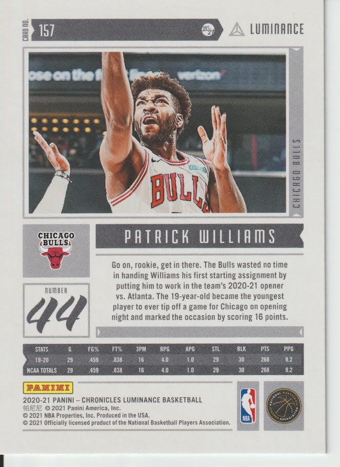 157 Patrick Williams - Chicago Bulls