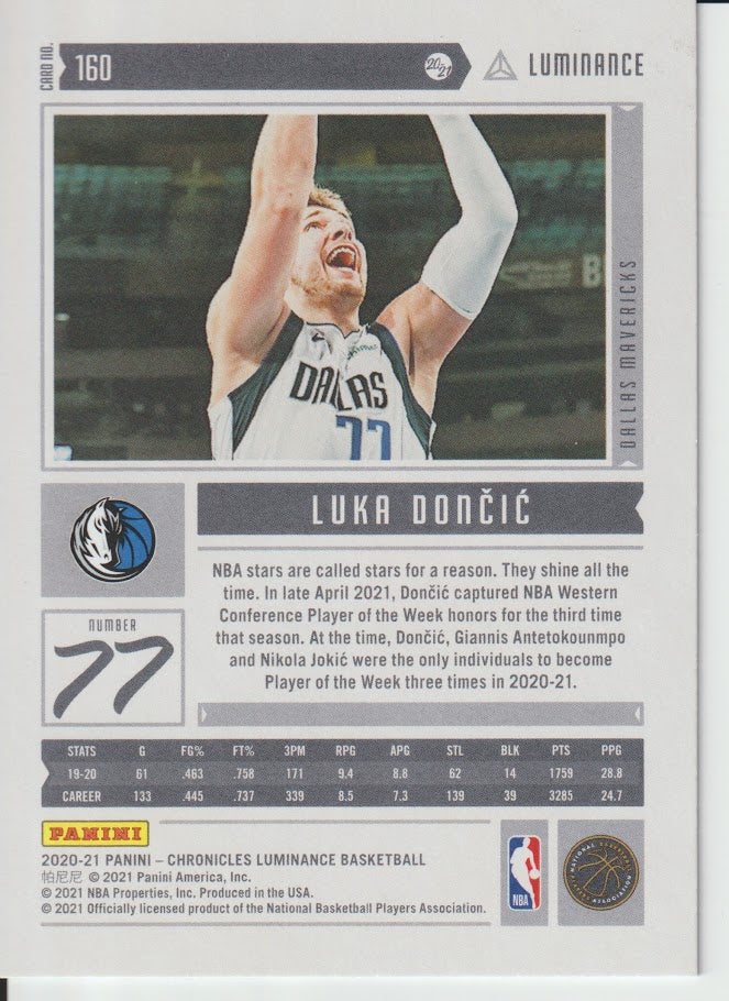 160 Luka Doncic - Dallas Mavericks