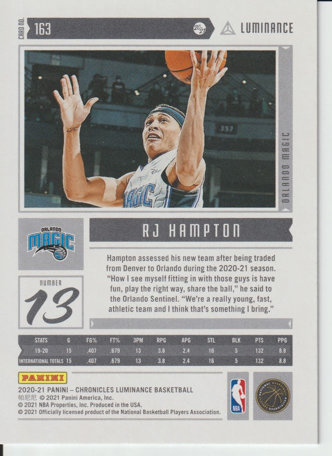 163 RJ Hampton - Orlando Magic