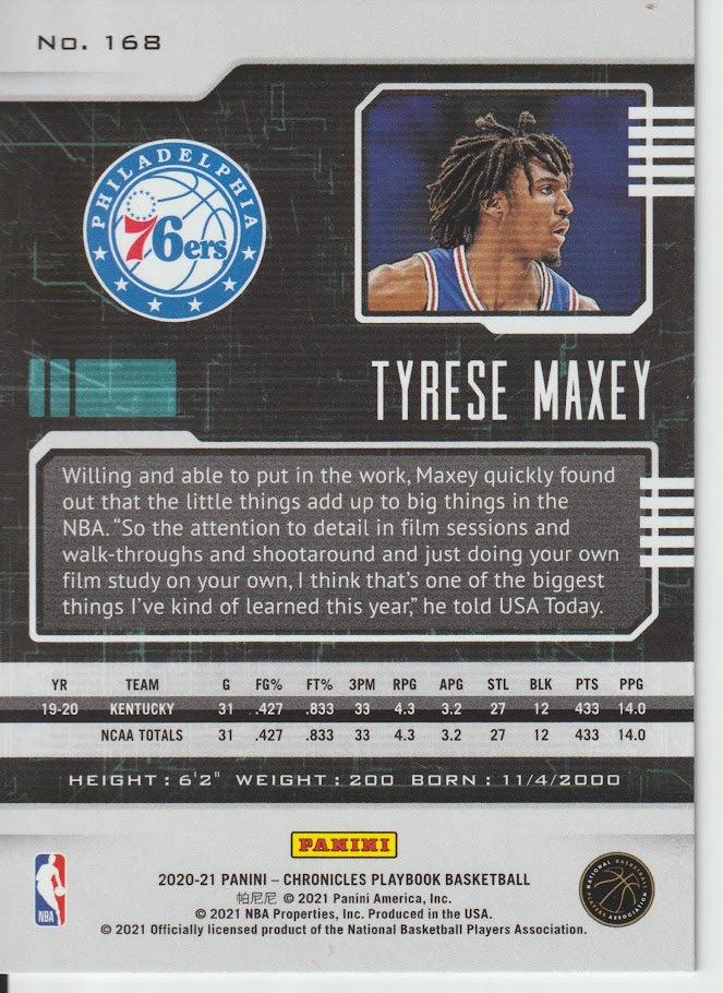 168 Tyrese Maxey - Philadelphia 76ers