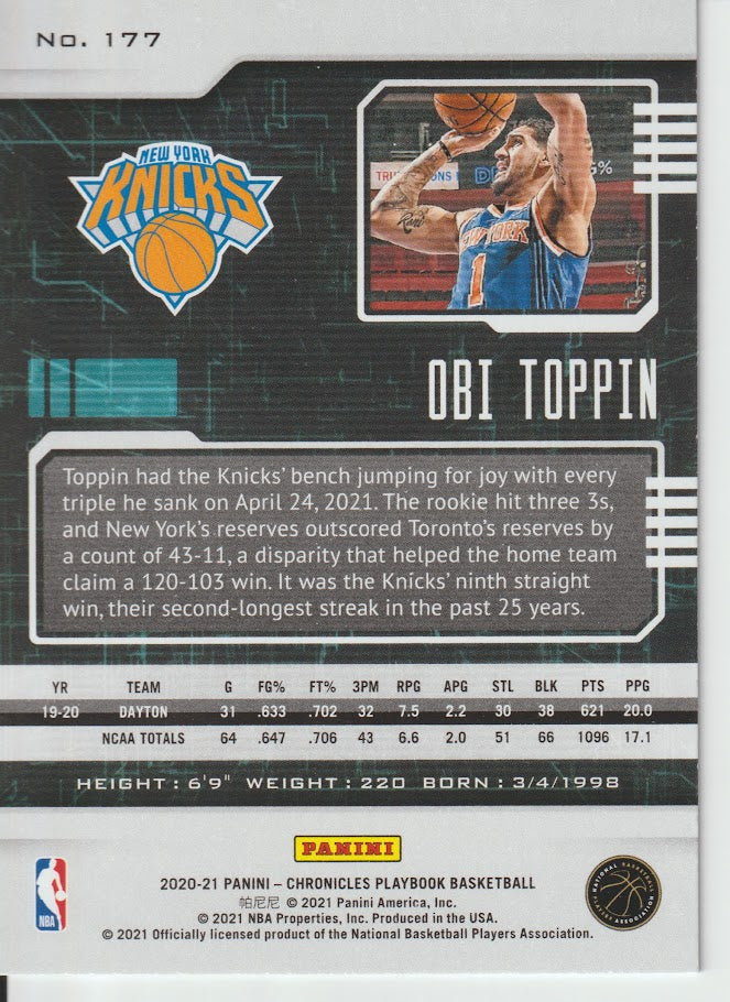 177 Obi Toppin - New York Knicks