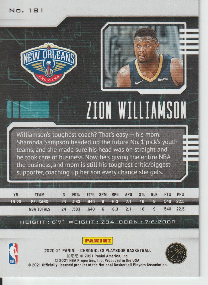 181 Zion Williamson - New Orleans Pelicans