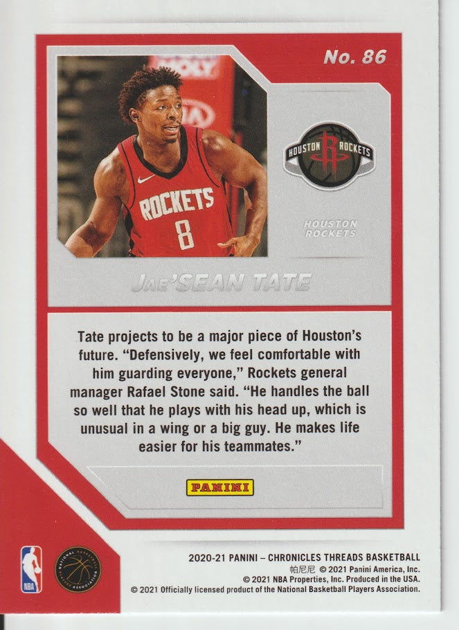 086 Jae'Sean Tate - Houston Rockets