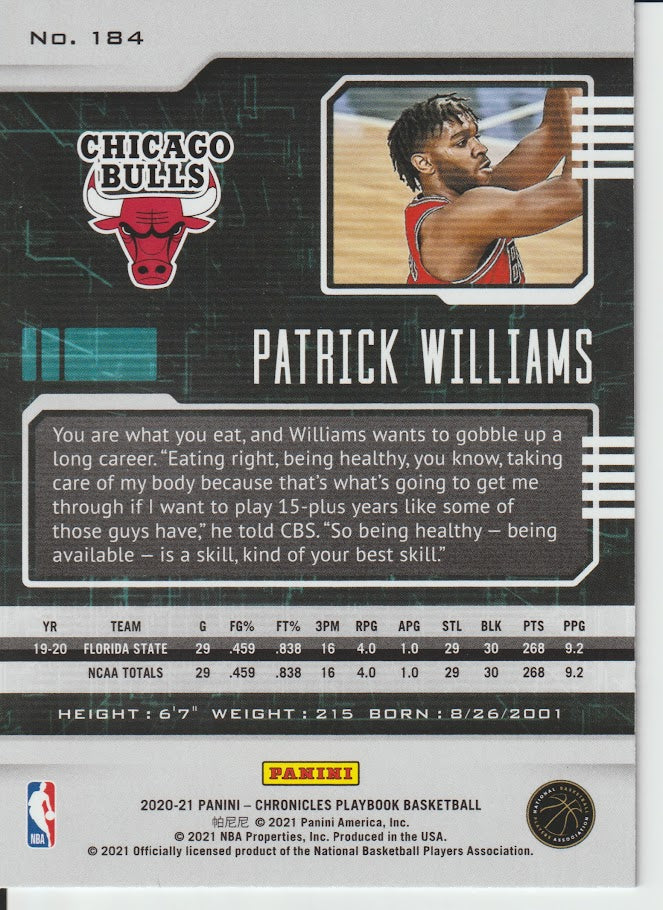 184 Patrick Williams - Chicago Bulls