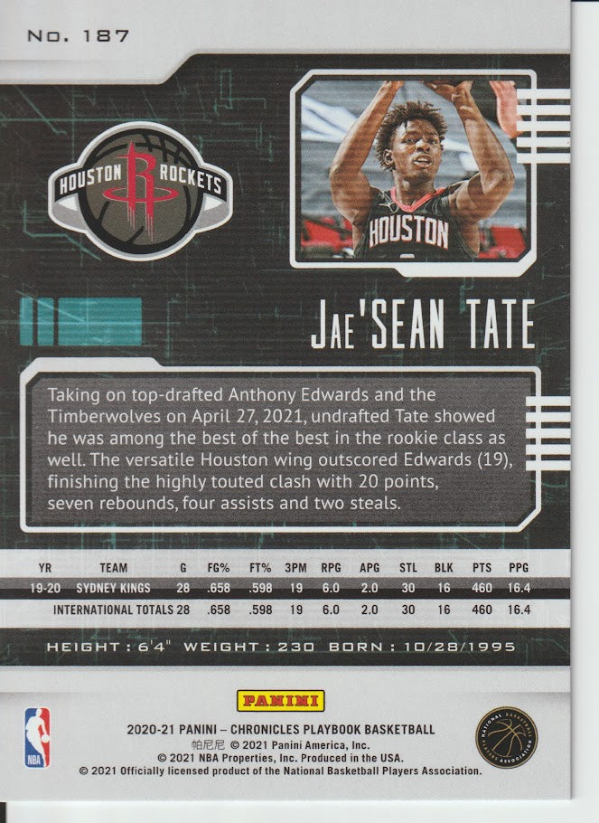 187 Jae'Sean Tate - Houston Rockets