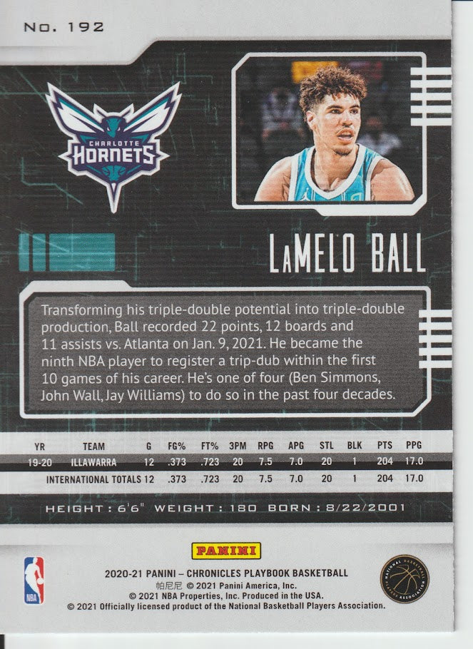 192 LaMelo Ball - Charlotte Hornets