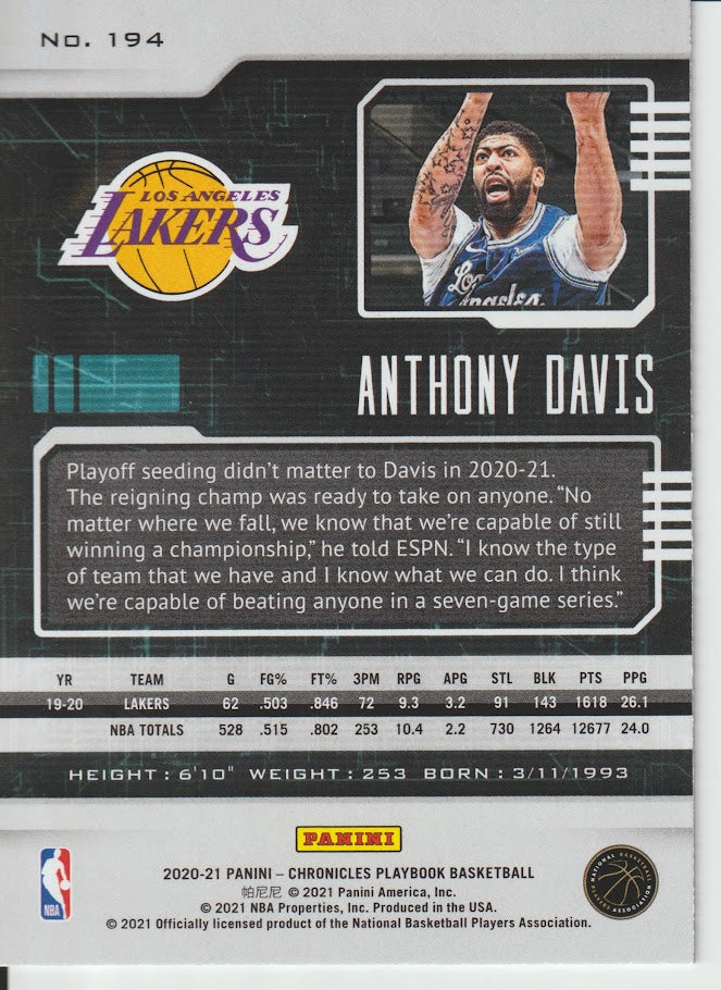 194 Anthony Davis - Los Angeles Lakers