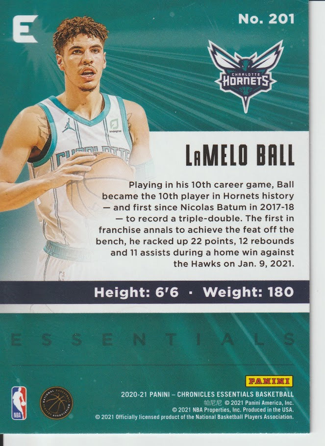 201 LaMelo Ball - Charlotte Hornets