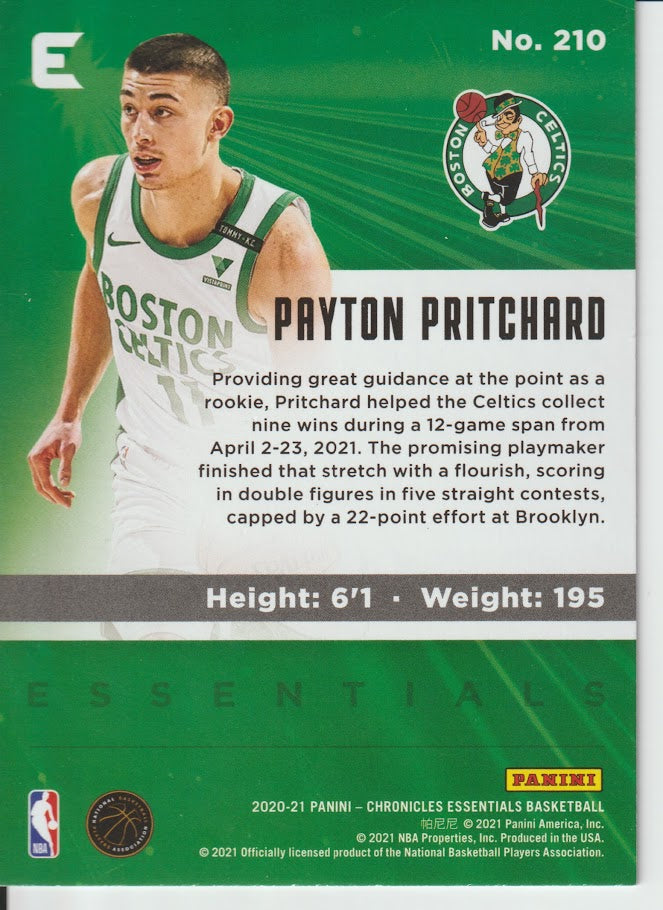 210 Payton Pritchard - Boston Celtics