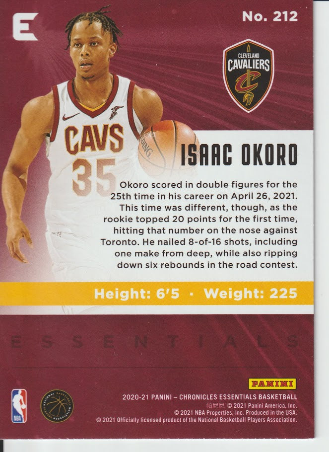 212 Isaac Okoro - Cleveland Cavaliers