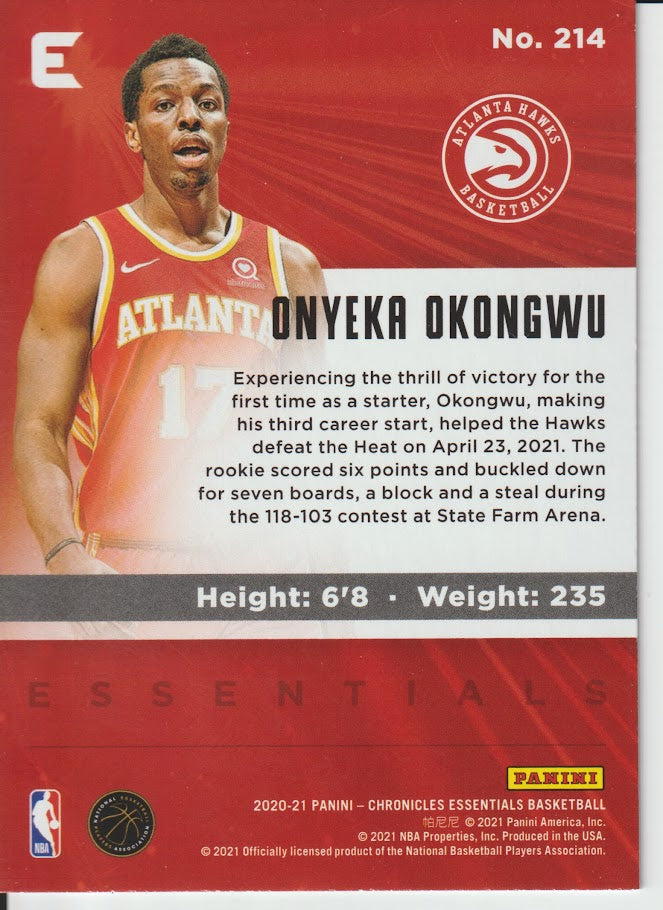 214 Onyeka Okongwu - Atlanta Hawks