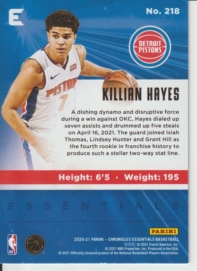 218 Killian Hayes - Detroit Pistons